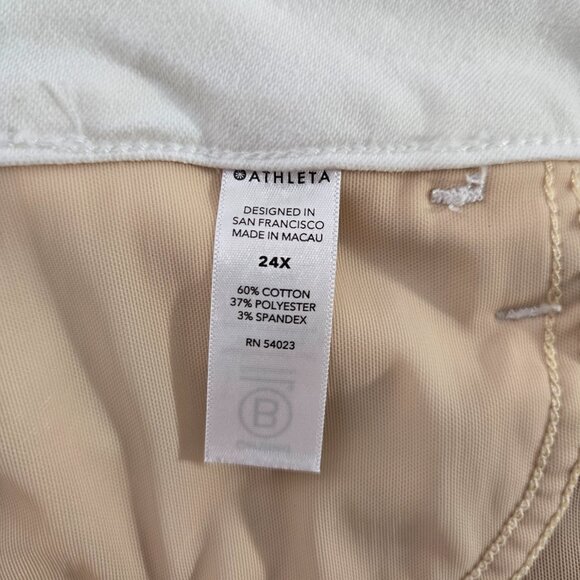 ATHLETA Officecore Mob Wife BOHO Minimalist Skulptek Ultra Skinny Jean Size 24X. - Picture 11 of 16